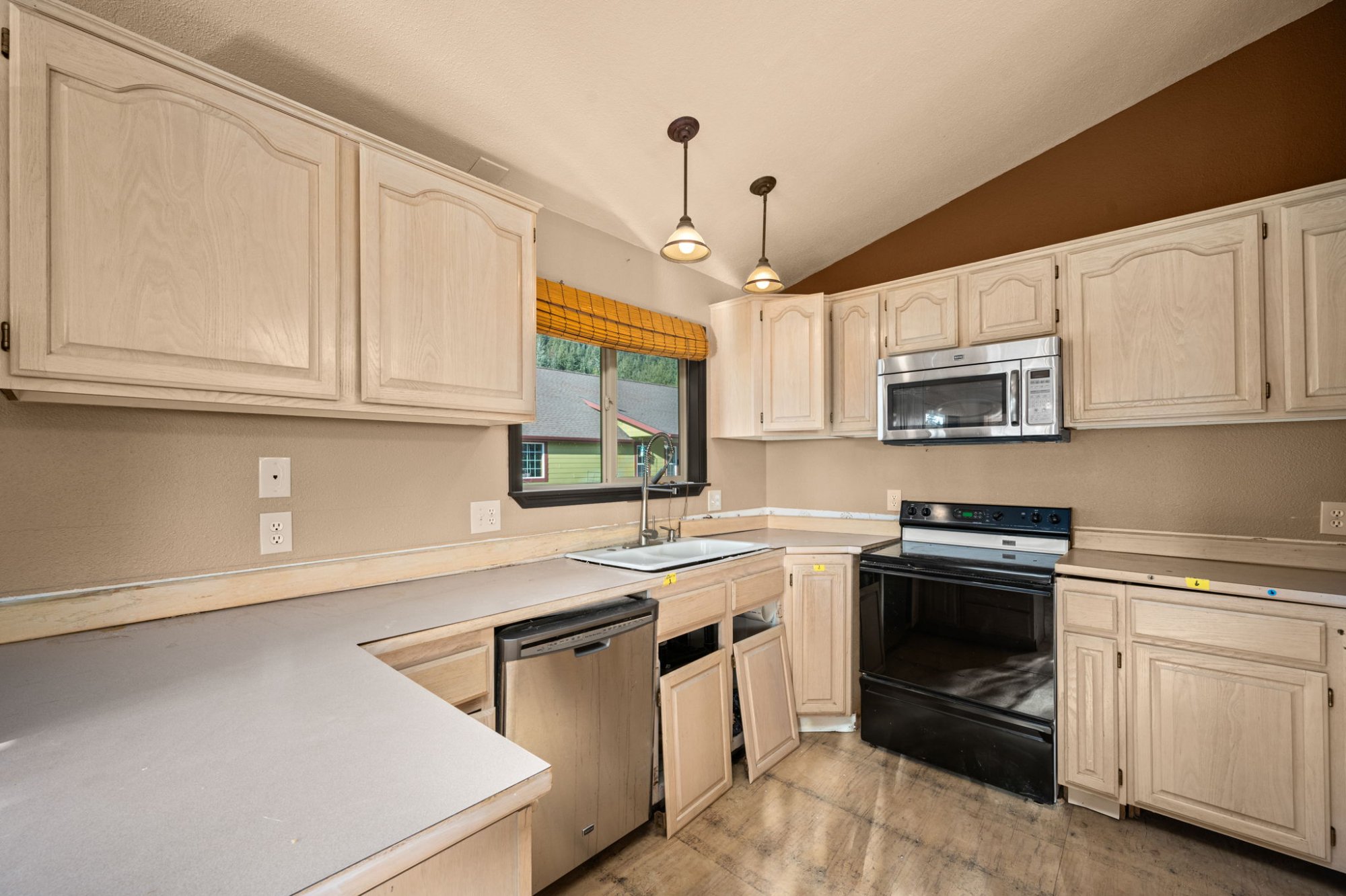 Main kitchen mid-reno