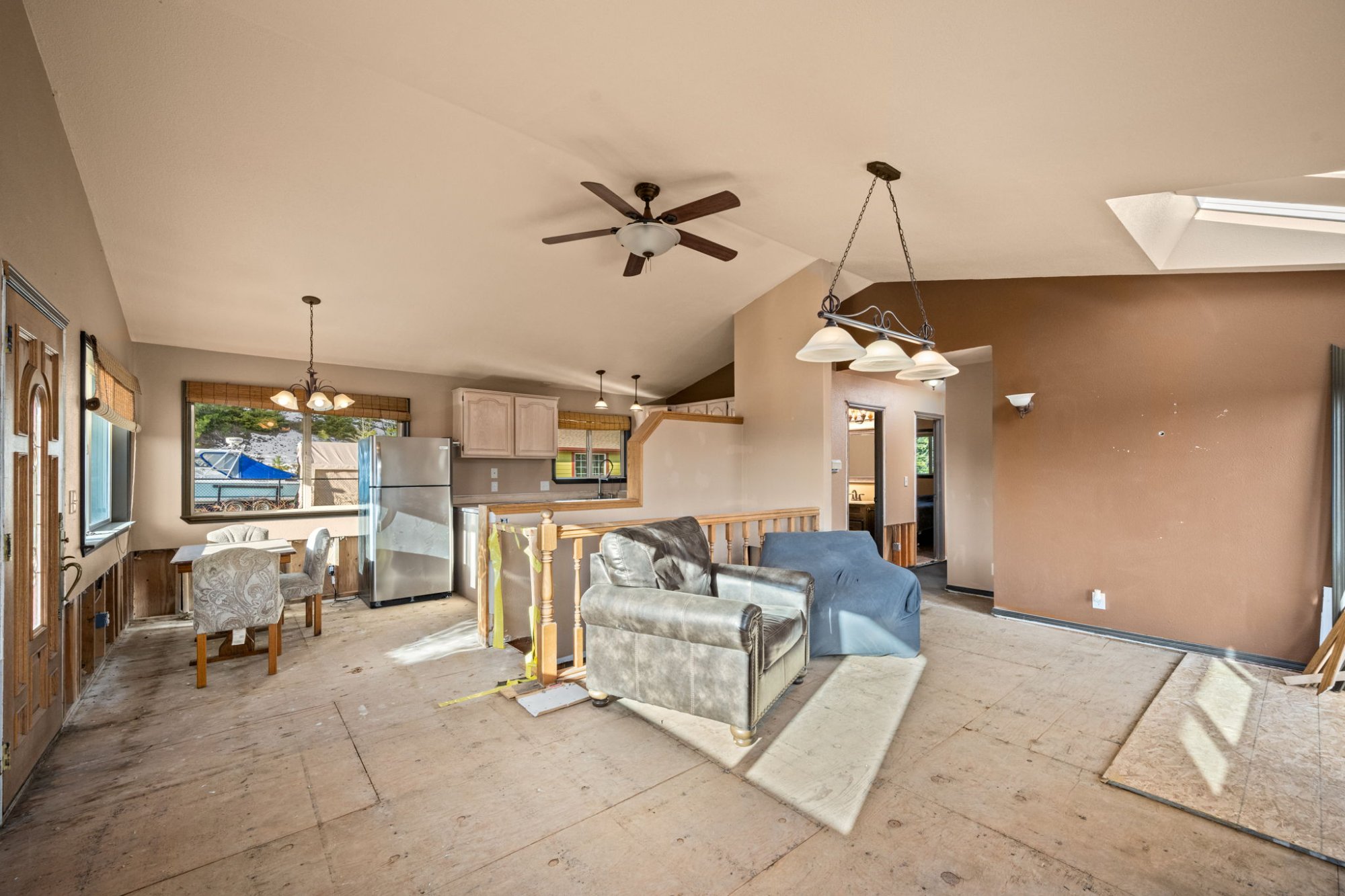 Living area mid-reno