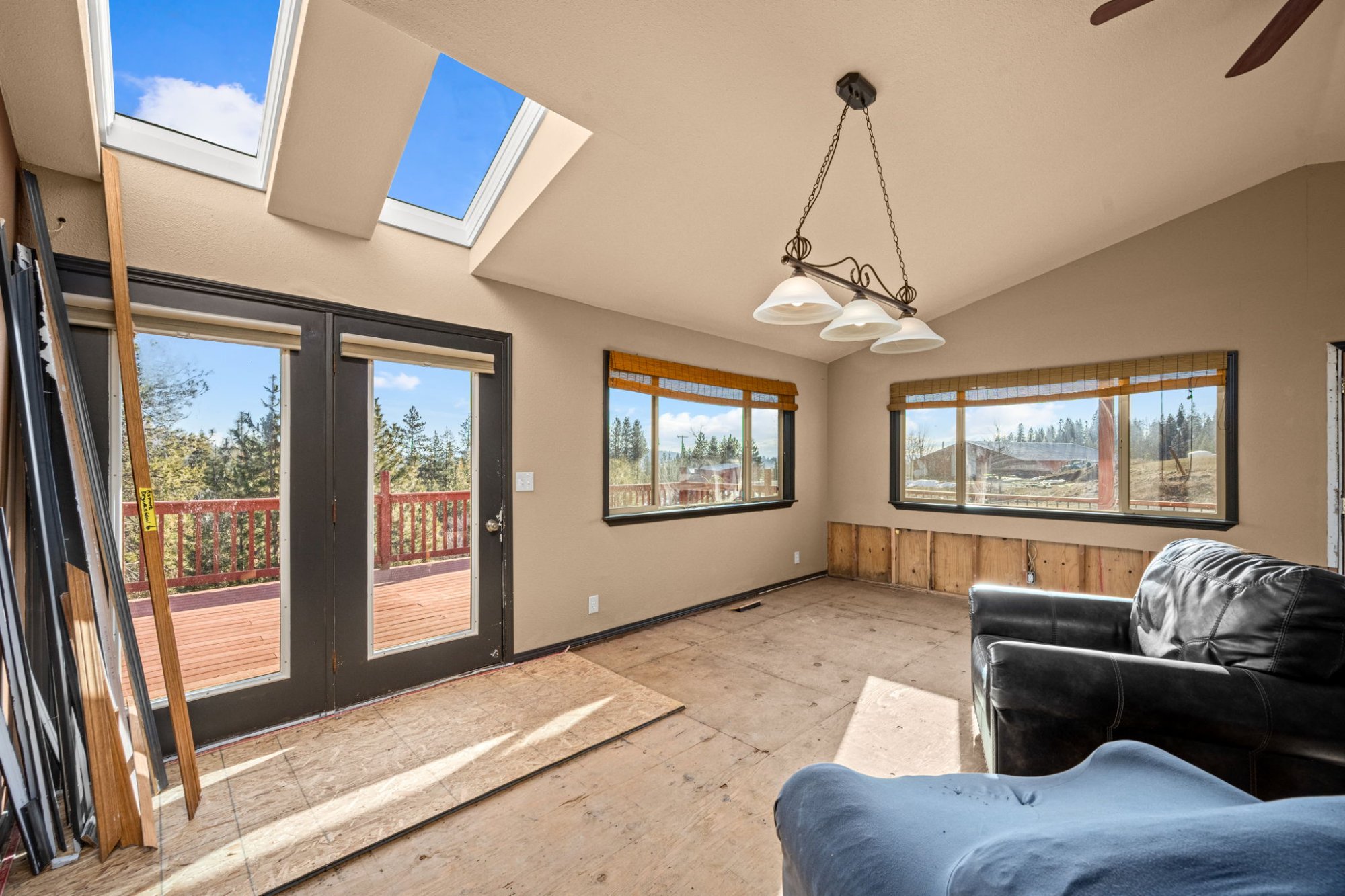 Skylights and deck doors