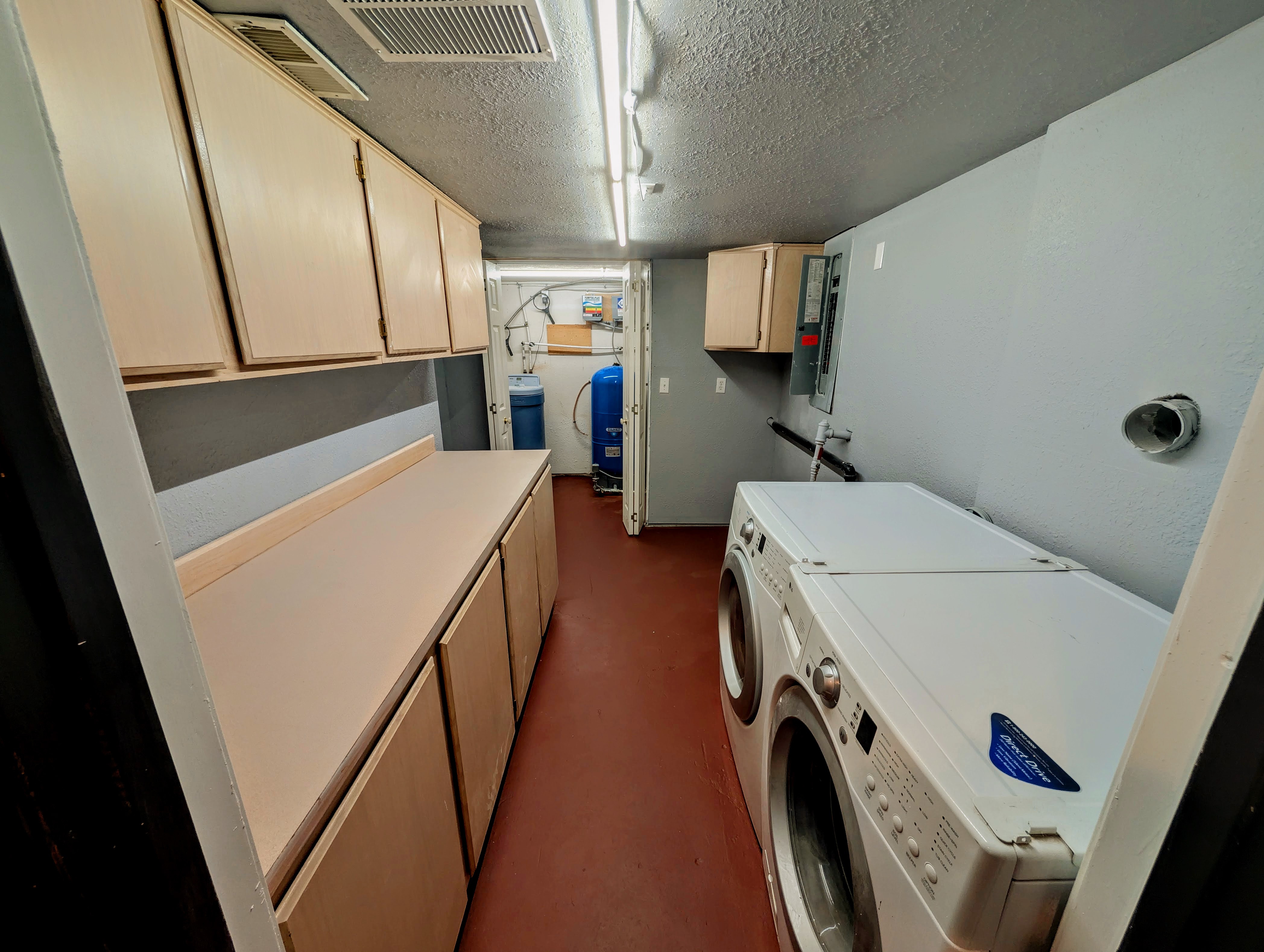 Laundry room after renovation